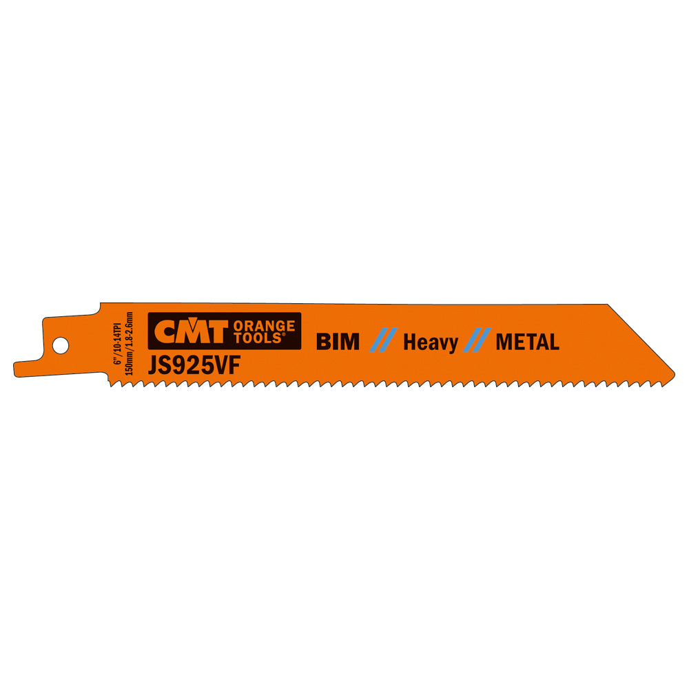 5 SABRE SAW METAL BIM 150x1.8-2.6x10-14TPI (SS/MILLED)