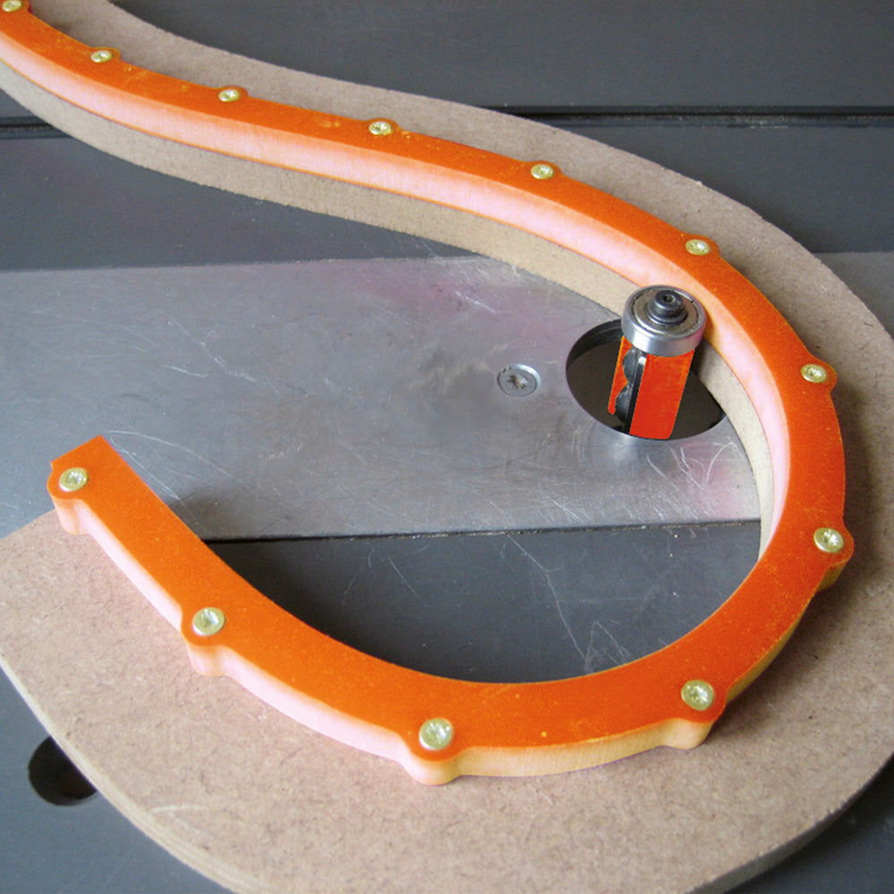 FLEXIBLE ROUTING TEMPLATE FOR ROUTING 12x12mm L=1200mm Orange