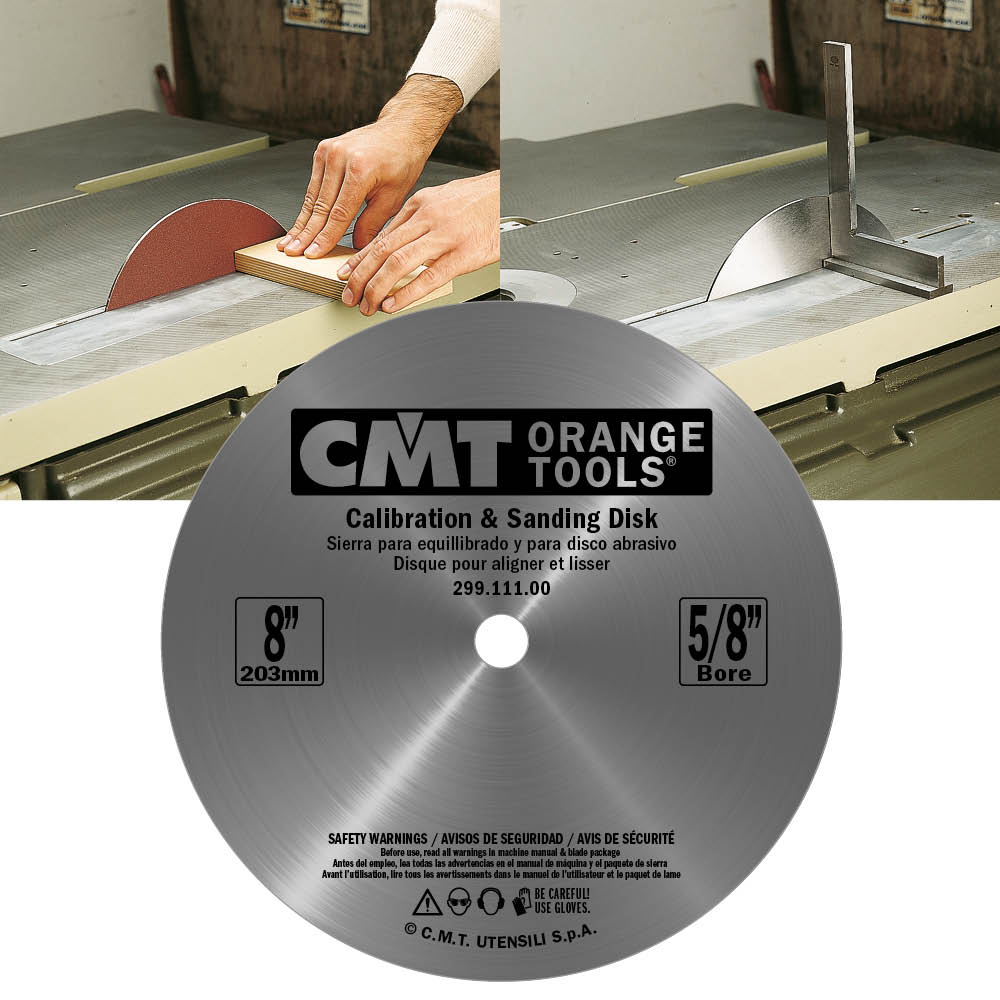 Calibration & Sanding Disk 10'-Diam 5/8' Bore
