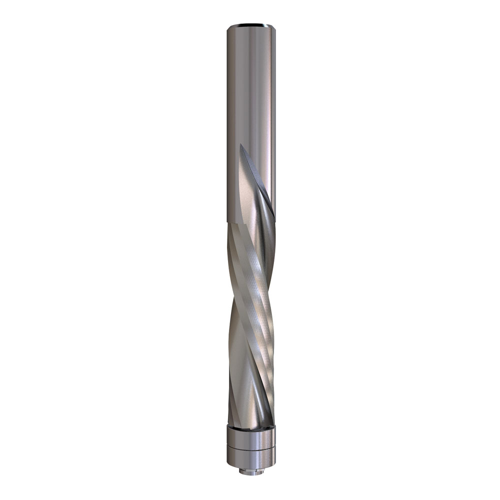 Up-Cut Spiral Bit W/Bearing S12 D12,7X50 Z2 Rh