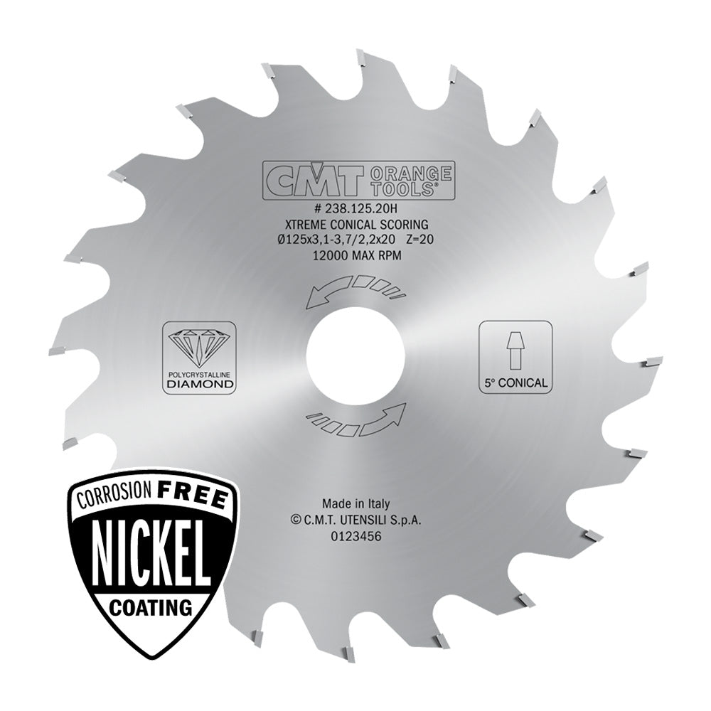 Conical Scoring Blade Dp 120X3.1-3.7X20 Z20