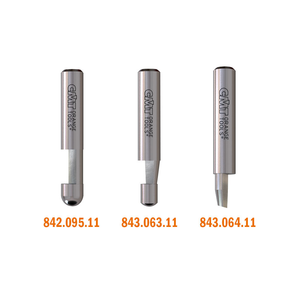 Solid Carbide Trimmer Bit S=6.35 D=6.35X9.5