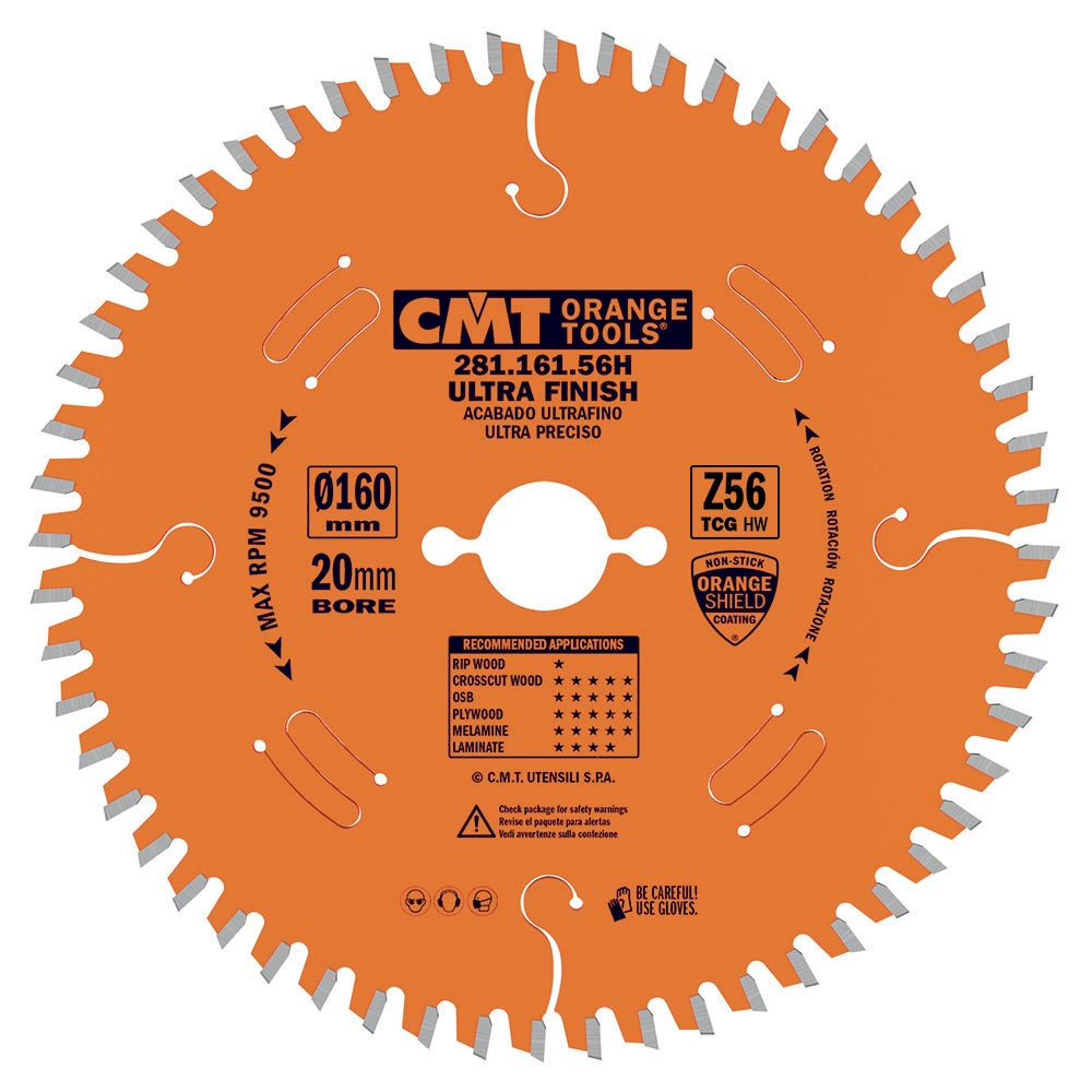 LAMINATED AND CHIPBOARD SAW BLADE D=260X2.5/1.8X30 Z=64 TCG