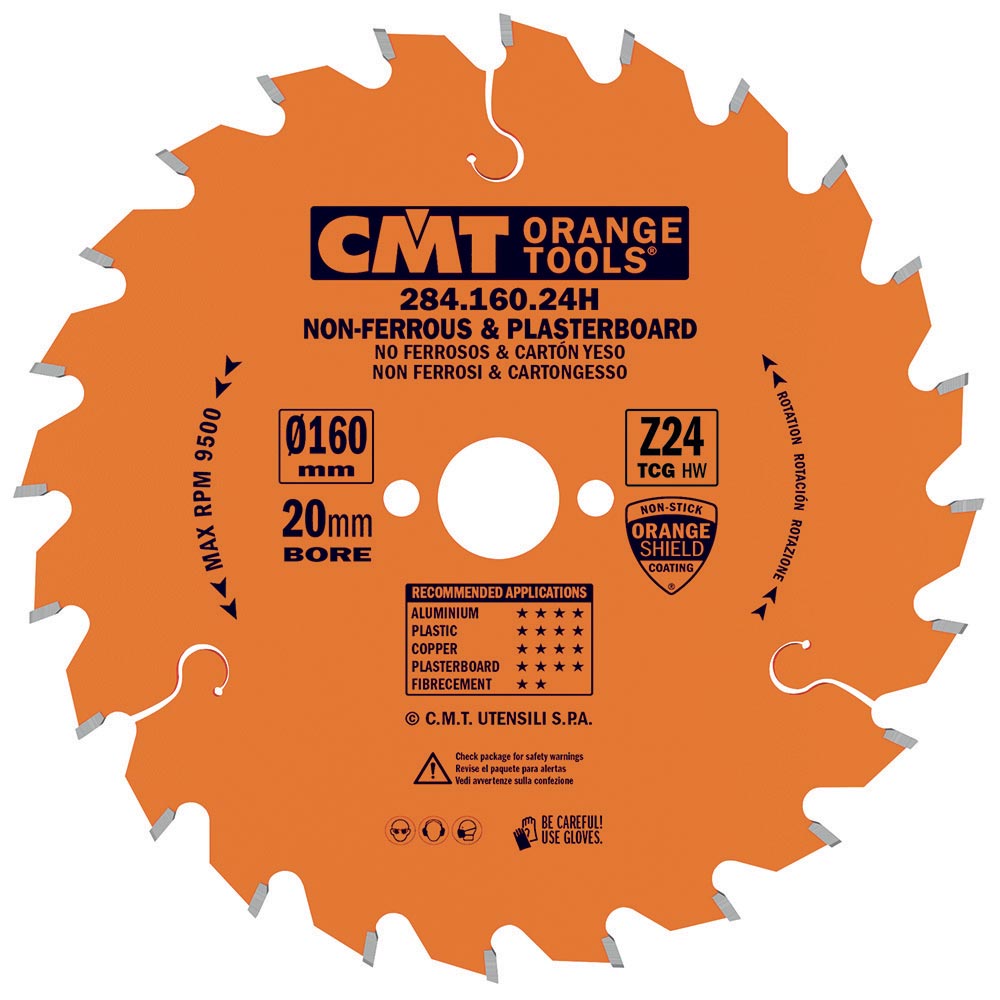 Saw Blade For Non-Ferrous Metals And Plastic 160X2.2/1.6X20
