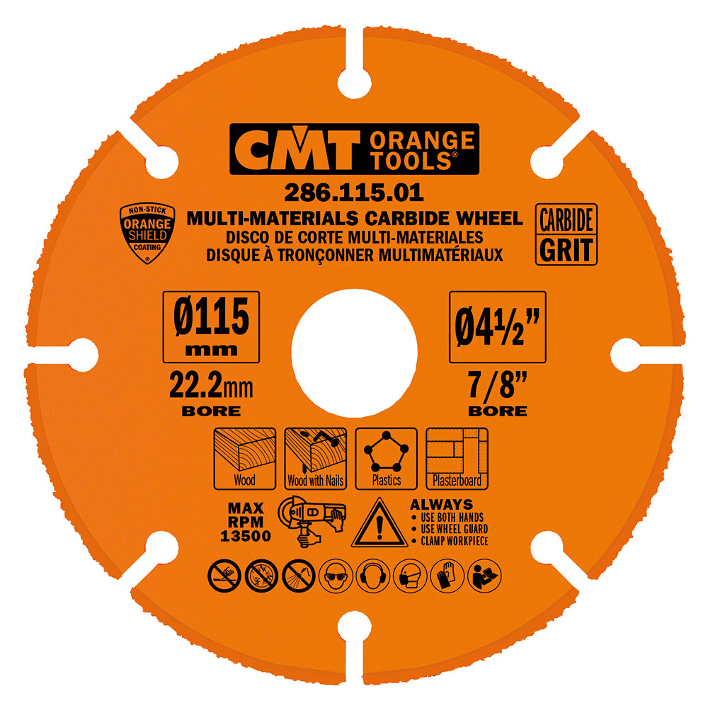 MULTIMATERIAL CUT.WHEEL HW-GRIT D=125 B=22.23+20+15.88