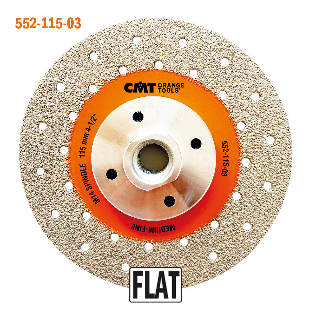 FLAT BACKING PAG MULTIUSE DIA D=115 S=M14 MEDIUM-FINE