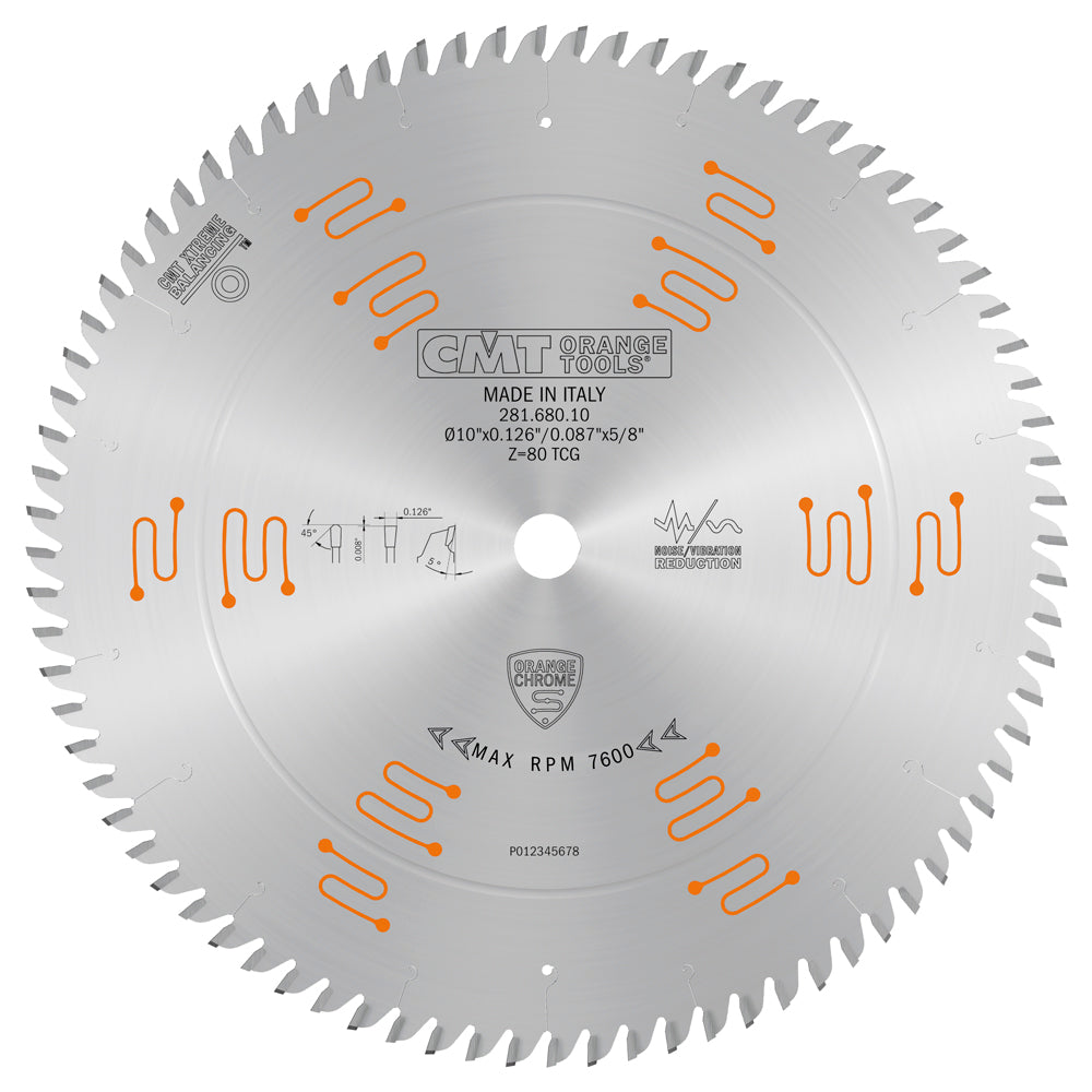 Saw Blade Hw 250X3.2/2.2X30 Z80 5Hwg (Chrome)