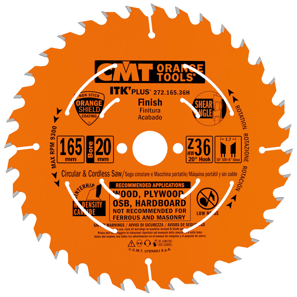 SAW BLADE(ITK-PLUS) FINISH HW 115x1.5/1.0x9.5 Z24 ATB+S