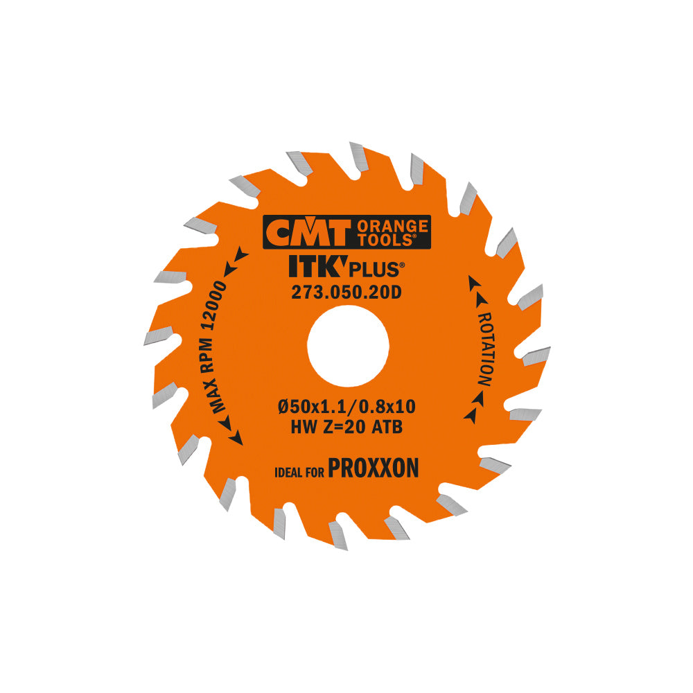 CIRCULAR SAW (ULTRA ITK) HW 50x1.1/0.8x10 Z20 ATB+S