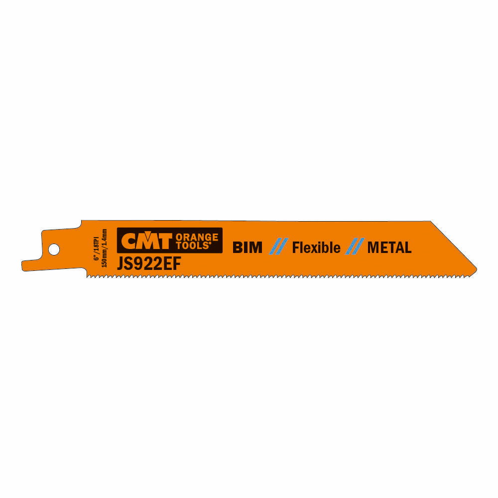 20 SABRE SAW METAL BIM 150x1.4x18TPI (WAVYSET/MILLED)
