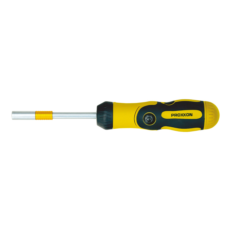 Foldable screwdriver with ratcheting function 1/4"