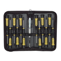 MICRO-DRIVER screwdriver set in zipper case (13-piece)