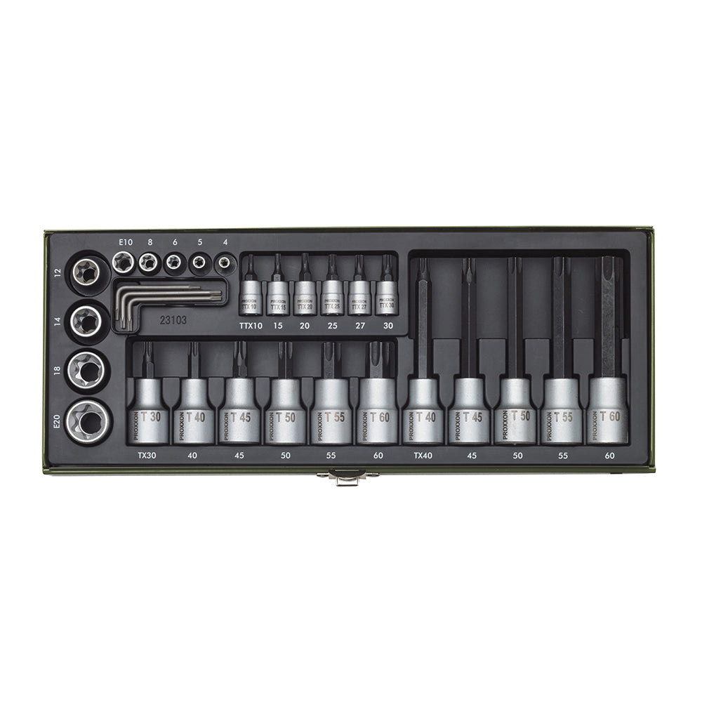 Specialty TX socket and TX socket bit set (29-piece)