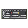Socket set, 3/8" (24-piece)