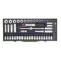 Super compact socket set, 3/8" (65-piece)
