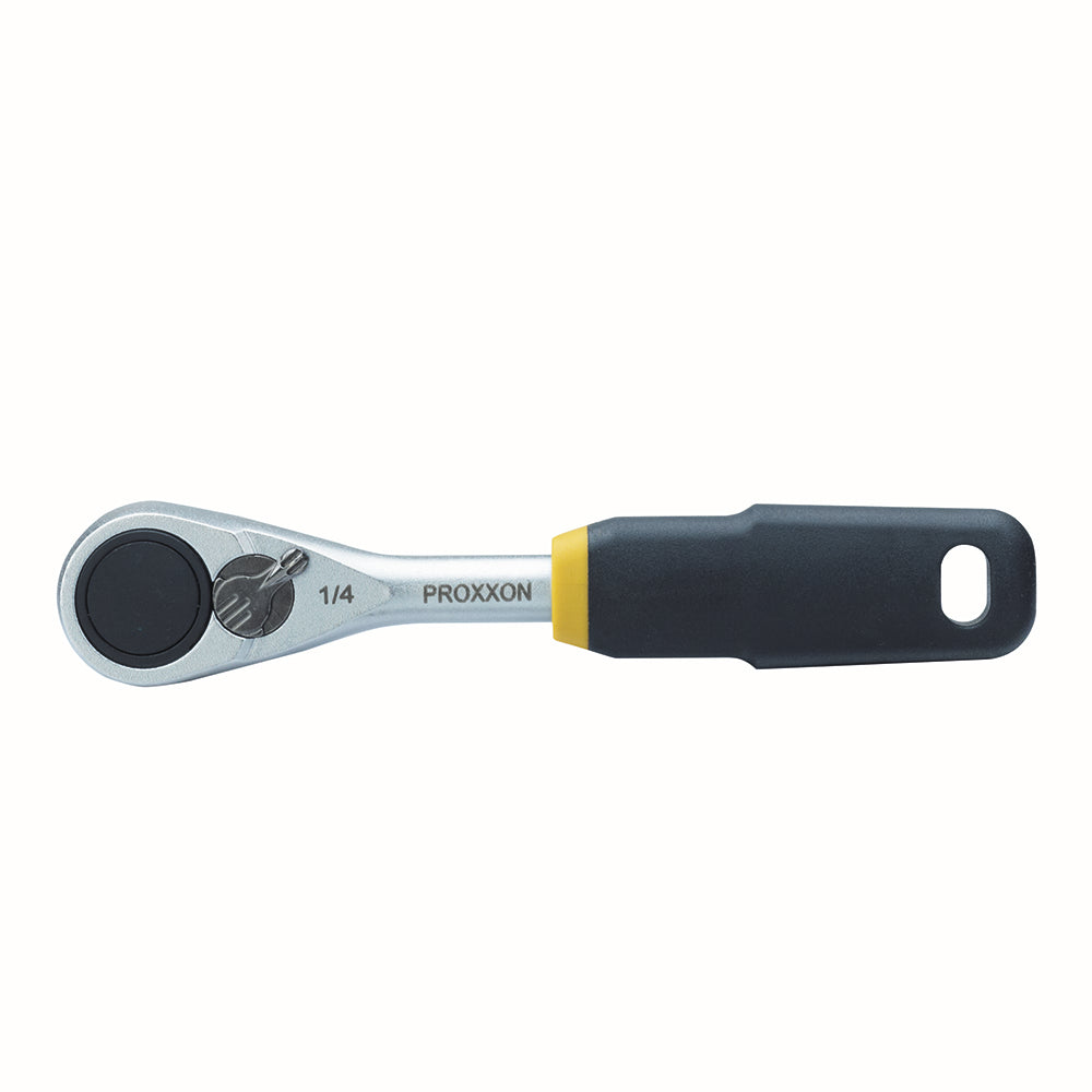 MICRO bit ratchet, 1/4" 6.3mm, with extremely slim head (23 x 12 mm)