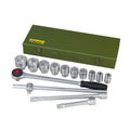 Socket Set with square drive, 3/4" (14-piece)
