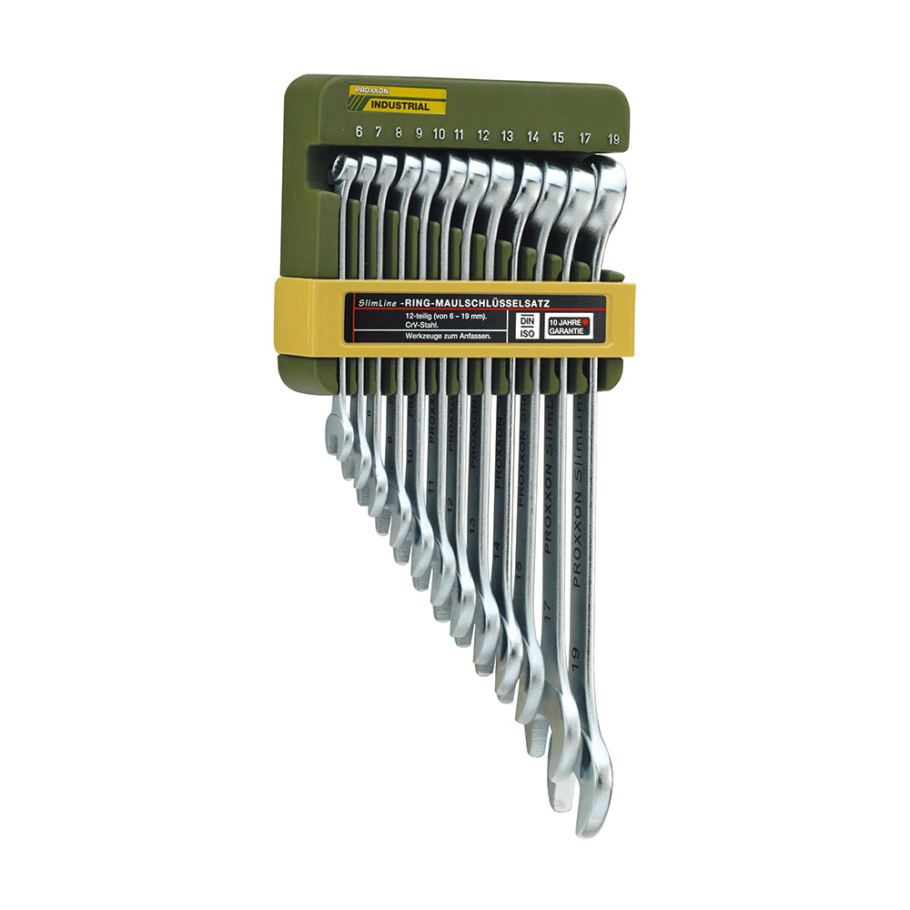 SlimLine-combination spanner set 6 - 19 mm (12-piece)