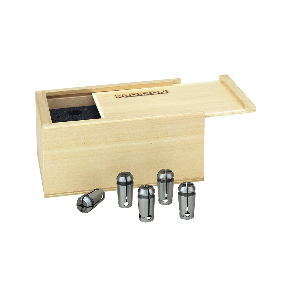 Collet set for PF/FF230, 2.4 - 5.0 mm (5-piece)