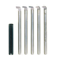 HSS tool set for female threads, for undercutting and recess cutting (6-piece)