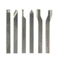 Cutting tool set, HSS/Co, 6 x 6 x 60 mm (6-piece)