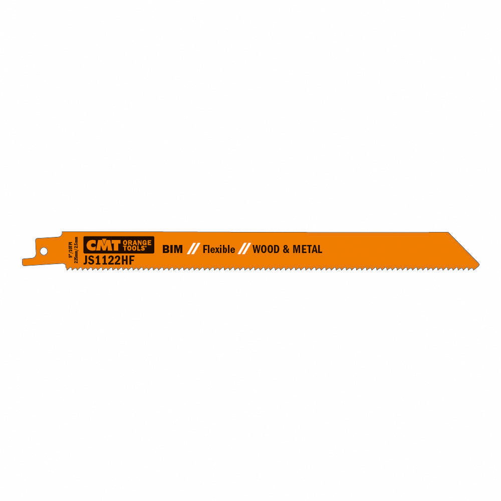 20 SABRE SAW WOOD-MET BIM 225x2.5x10TPI SIDESET/MILLED