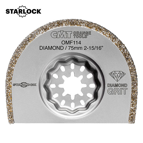 75mm (2-15/16") Diamond Coated Radial Saw Blade, Segmented, Extra-Long Life