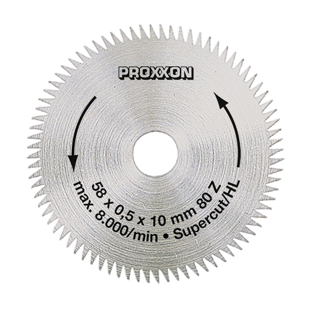 Crosscut blade "super-cut", 58 mm diameter (80 teeth)