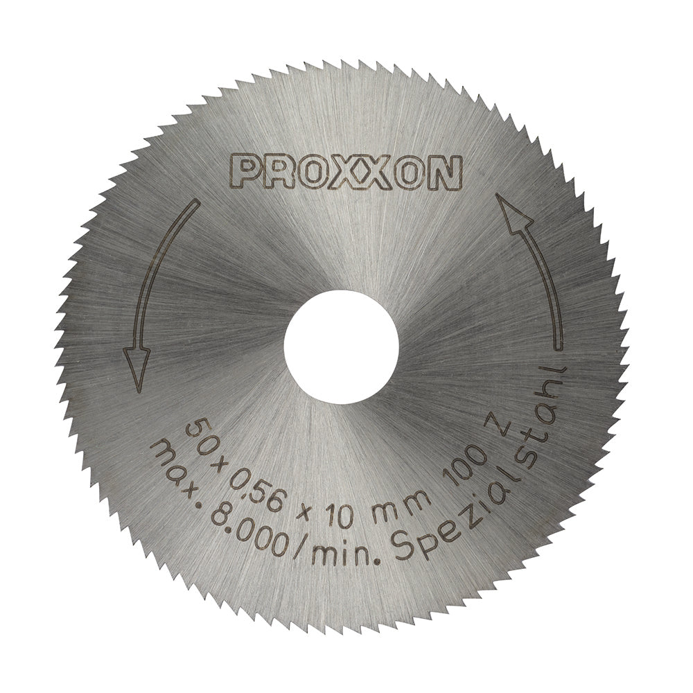Spring steel saw blade, 50 mm diameter (100 teeth)