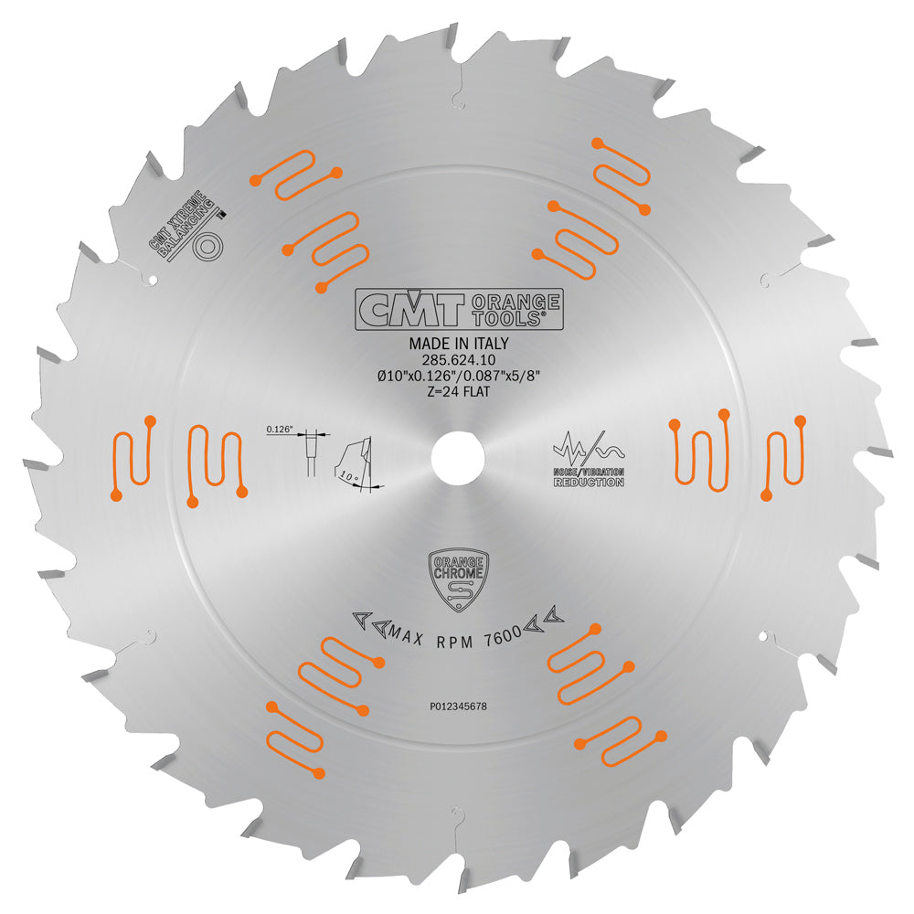 CIRCULAR SAW BLADE CHROME HW 250x3.2/2.2x30 Z24 FLAT