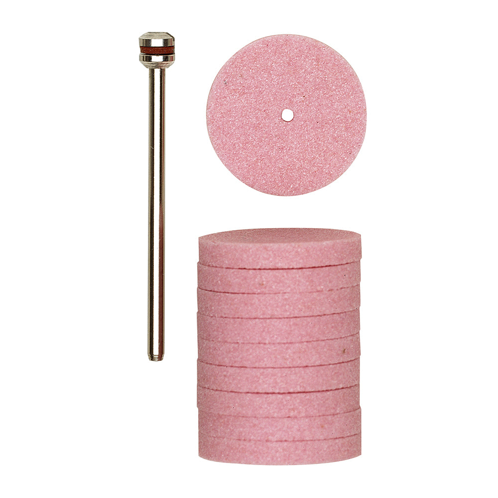 Carborundum grinding wheels, Ø 22 mm, 10 pcs.