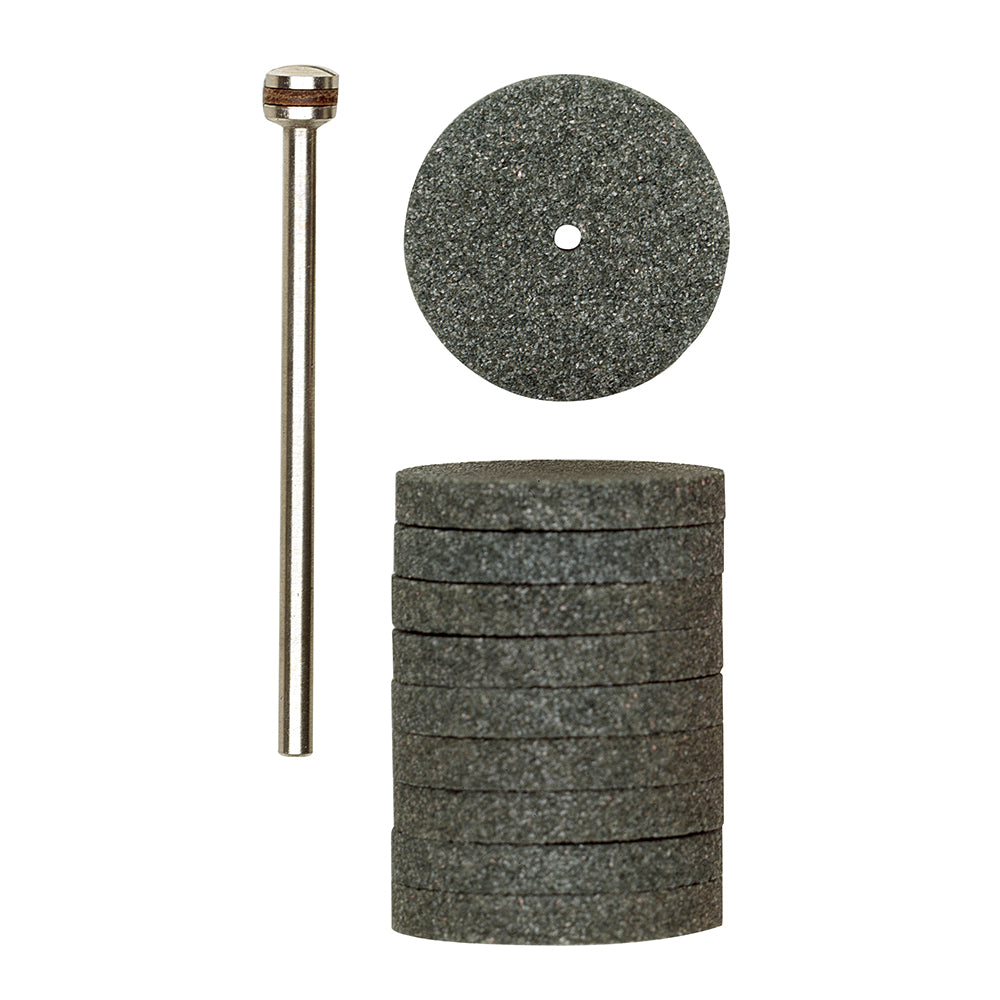 Silicon carbide grinding wheels, Ø 22 mm, 10 pcs.