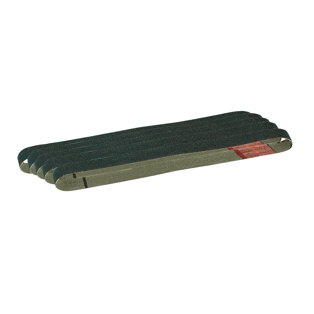 Corundum sanding belts for BS/E, sil. carbide 180 grit, 5 pcs.