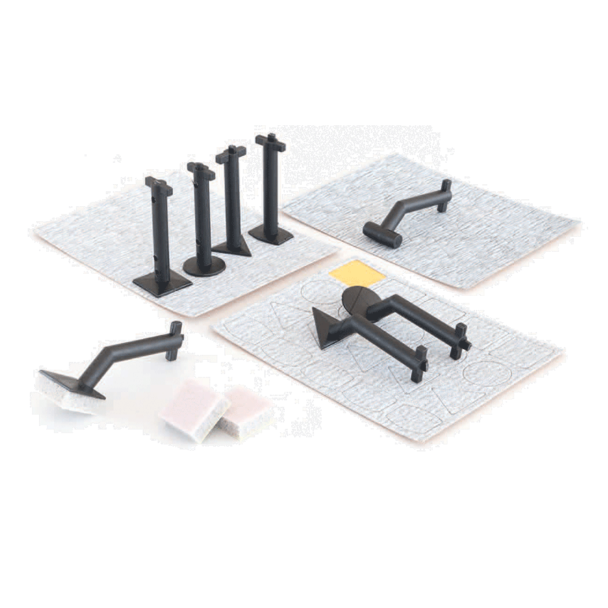 Flexible sanding pads fine (2 sheets)