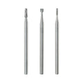 Tungsten carbide millers, different shapes, 3 pcs.