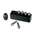 MICROMOT Collets, 6 pcs. with collet nut and holder, 1 - 3.2 mm