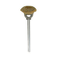 Brass wire cone brush, Ø 13 mm, 2 pcs.