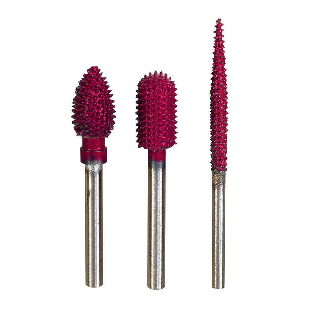 Rasp cutter with metal tips, cone 8 x 12 mm