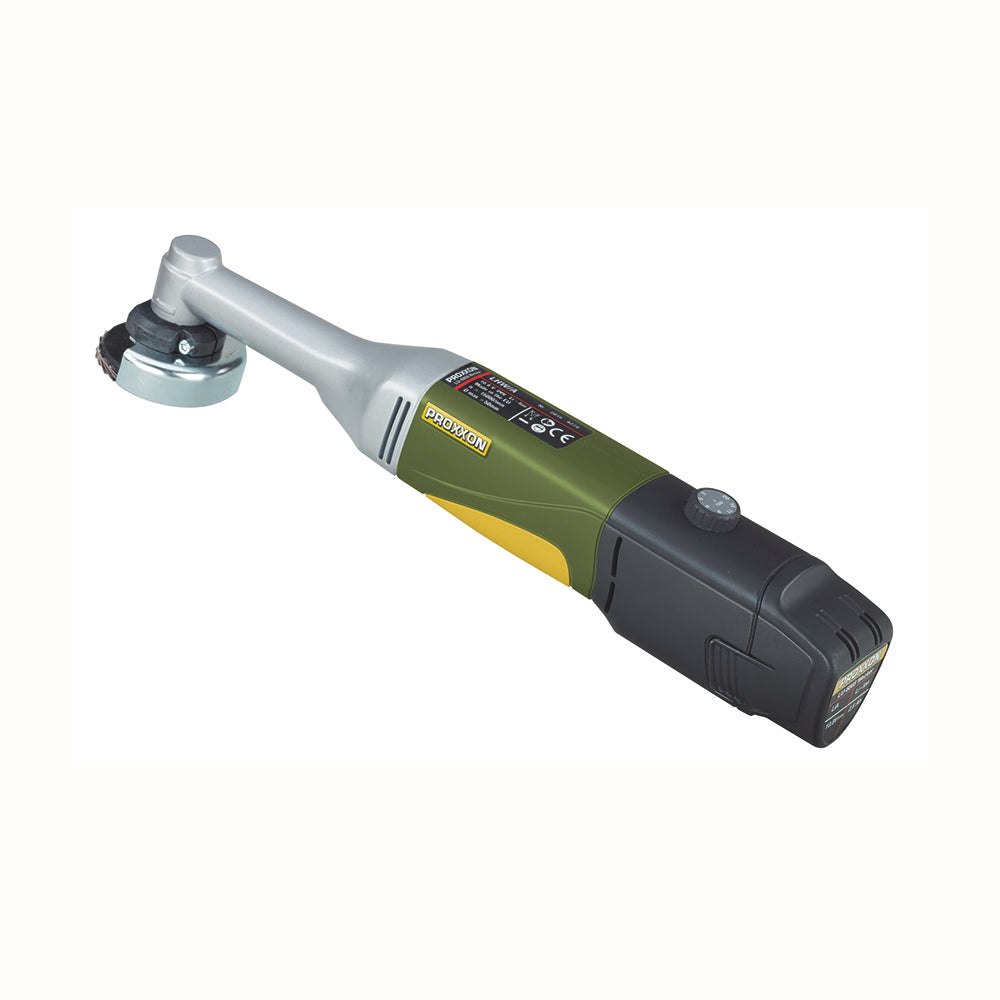 Battery-powered long neck angle grinder LHW/A, incl. rapid charger + lithium-ion battery