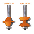 V-Groove Router Bit Set (M+F)  W/Bearing   S=12,7   D=40X25.