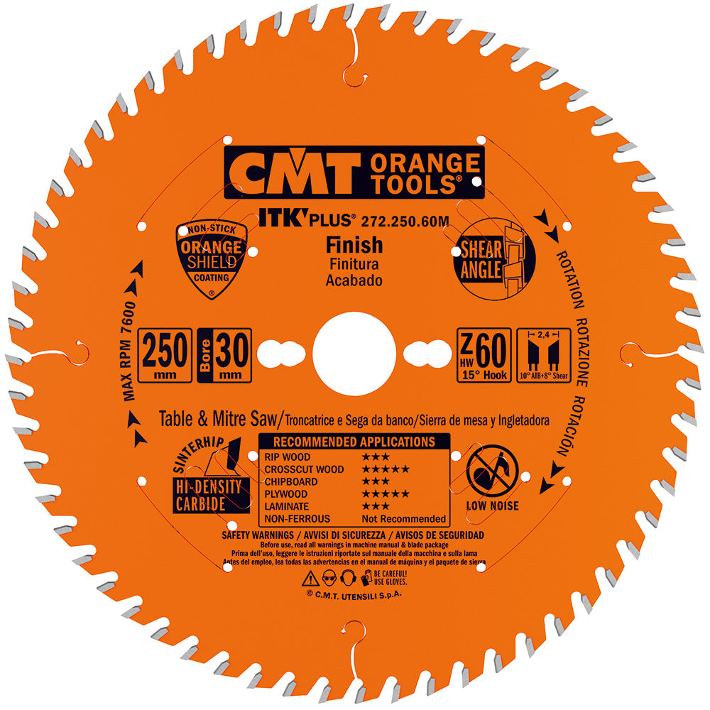 Itk Plus Finish Saw Blade Hw 184X1.7X30 Z=40 Atb+Shear
