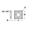 Hw-Hc Reversible Knife Straight W/Round (4/30?) 14X14X2