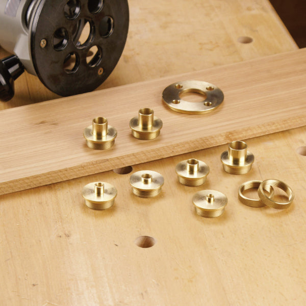7-Bushing Template Guide Kit (10 Pcs) For Routers