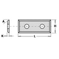 Hw F1730 Standard Replaceable Knife (4 Cutting Edges 35?) 39