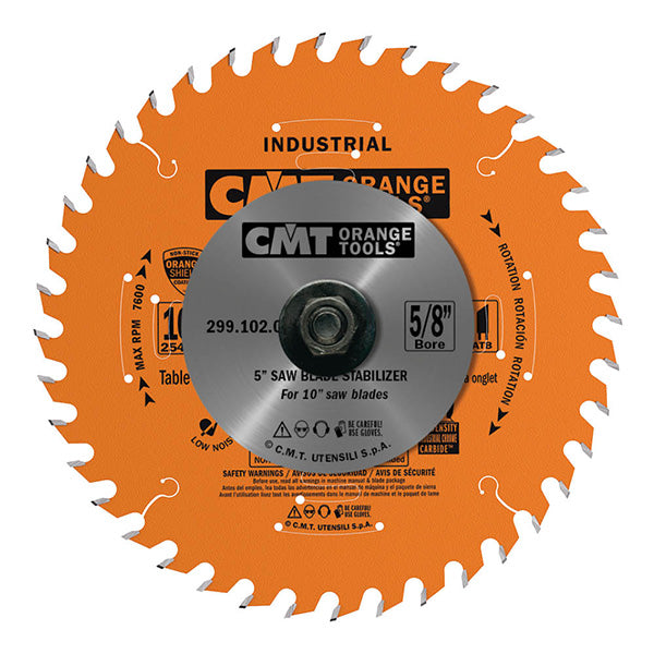 SAW BLADE STABILIZERS -PAIR- 5'-DIAM 5/8' BORE