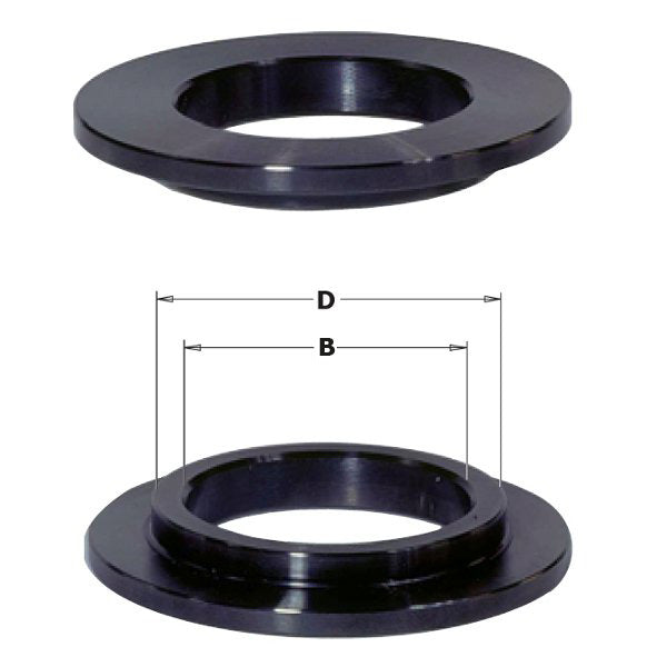 PAIR OF BORE REDUCERS 50-40MM FOR CUTTER HEADS