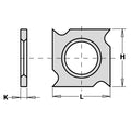 Hw-Hc Standard Replaceable Knife (4 Cutting Edges)  18X18X2M