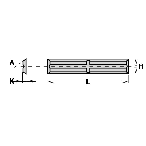 Hwm-Knife 30X5.5X1.1