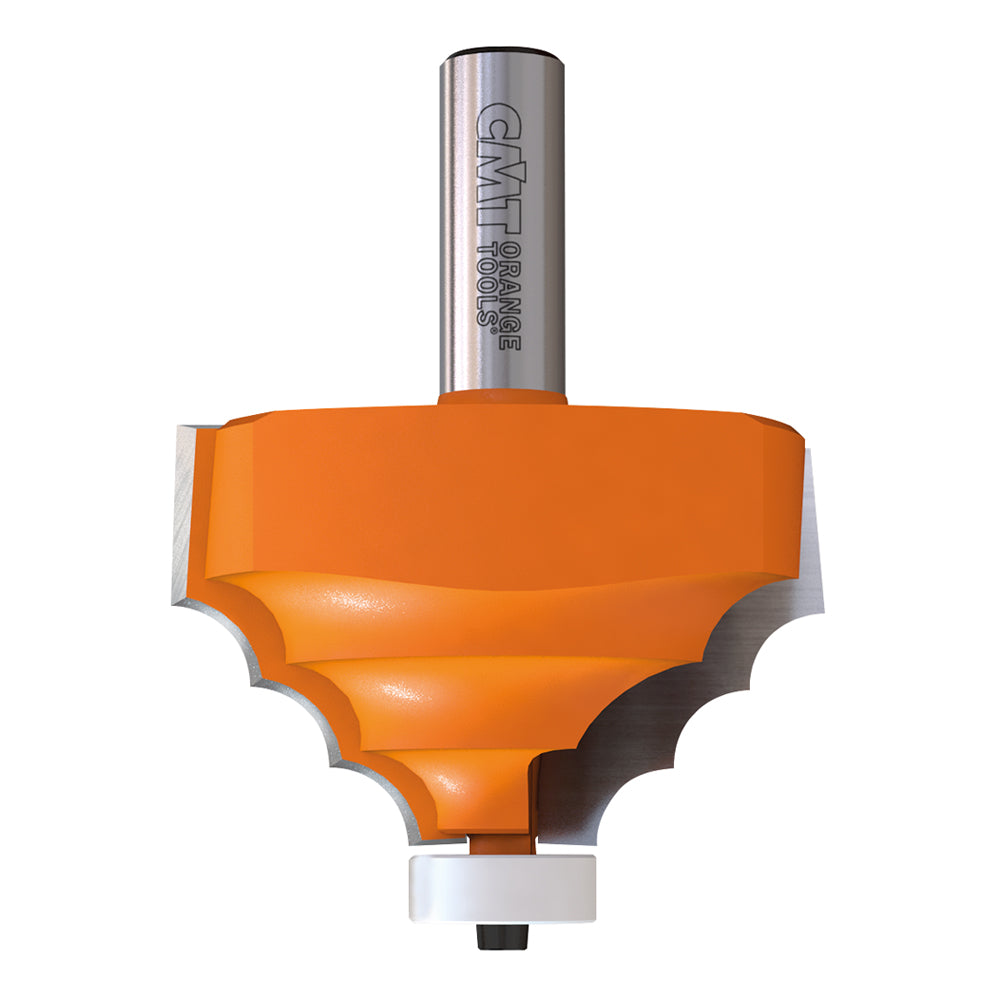 HW DECORATIVE EDGE PROFILE BIT W/BRNG S=12 D=66.7x41.3 R=7.93 RH