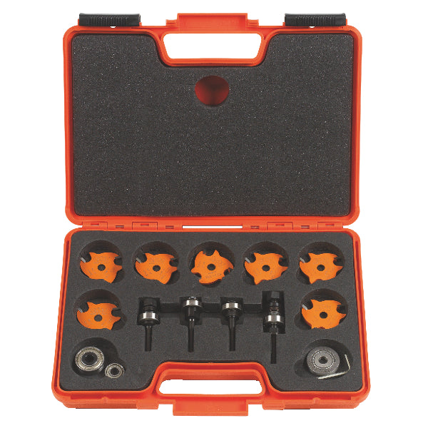 7 Pcs Slot Cutter Set Z3 Hm With Arbors S=12.7
